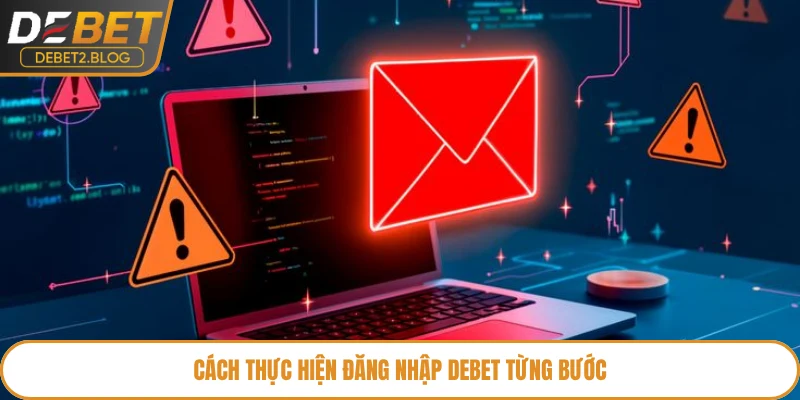 Cách thực hiện đăng nhập Debet từng bước