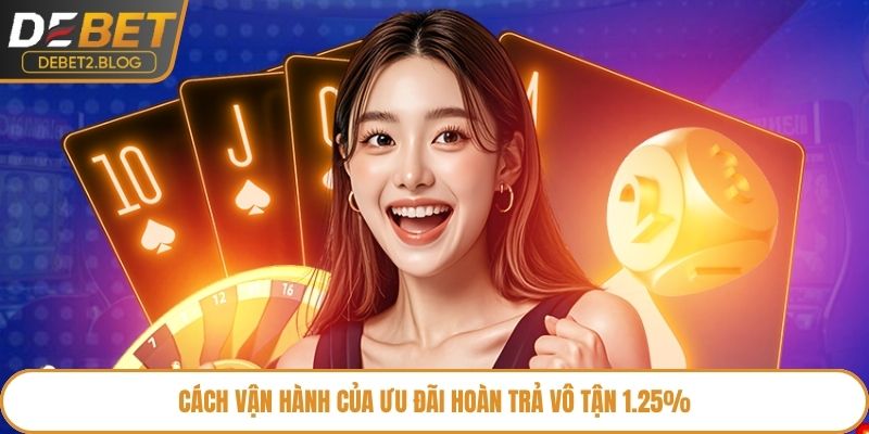 Cách vận hành của ưu đãi hoàn trả vô tận 1.25%