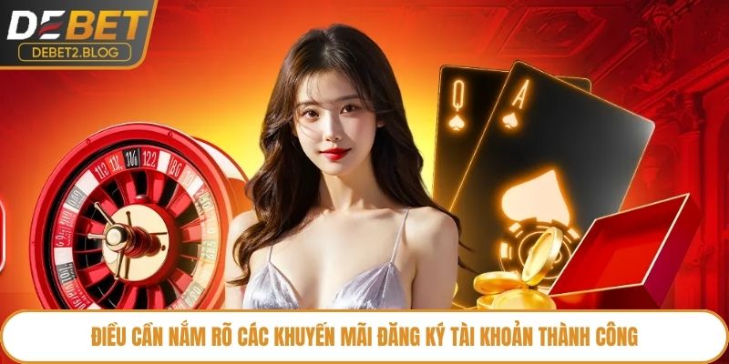 Điều cần nắm rõ các khuyến mãi đăng ký tài khoản thành công