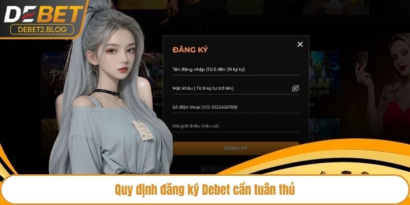 Quy định đăng ký Debet cần tuân thủ