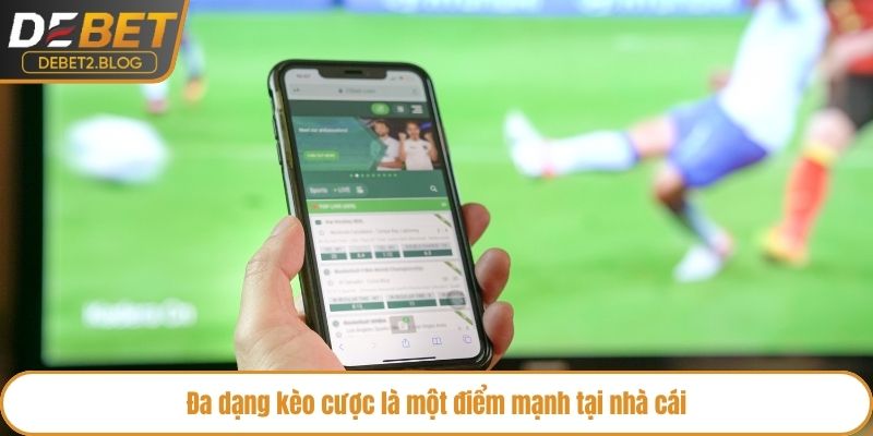 Đa dạng kèo cược là một điểm mạnh tại nhà cái